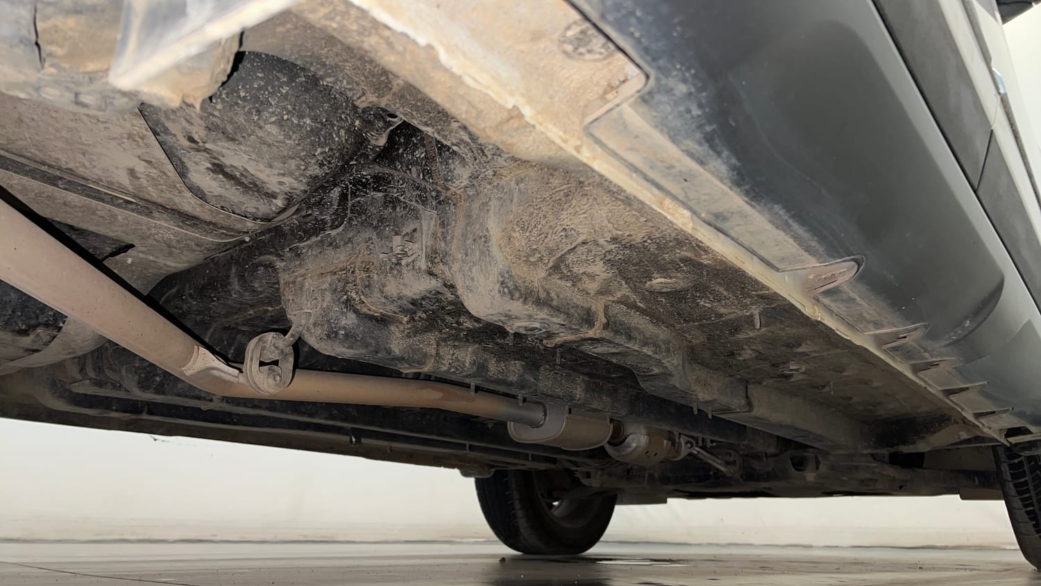 Used 2023 Hyundai Creta SX (O) 1.5 Petrol IVT Petrol Automatic extra REAR RIGHT UNDERBODY VIEW