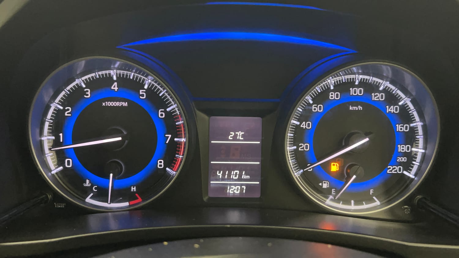 Used 2018 Maruti Suzuki Baleno Delta 1.2 Petrol Manual interior CLUSTERMETER VIEW