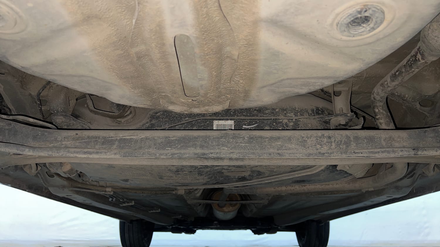 Used 2017 Maruti Suzuki Baleno Delta 1.2 Petrol Manual extra REAR UNDERBODY VIEW (TAKEN FROM REAR)