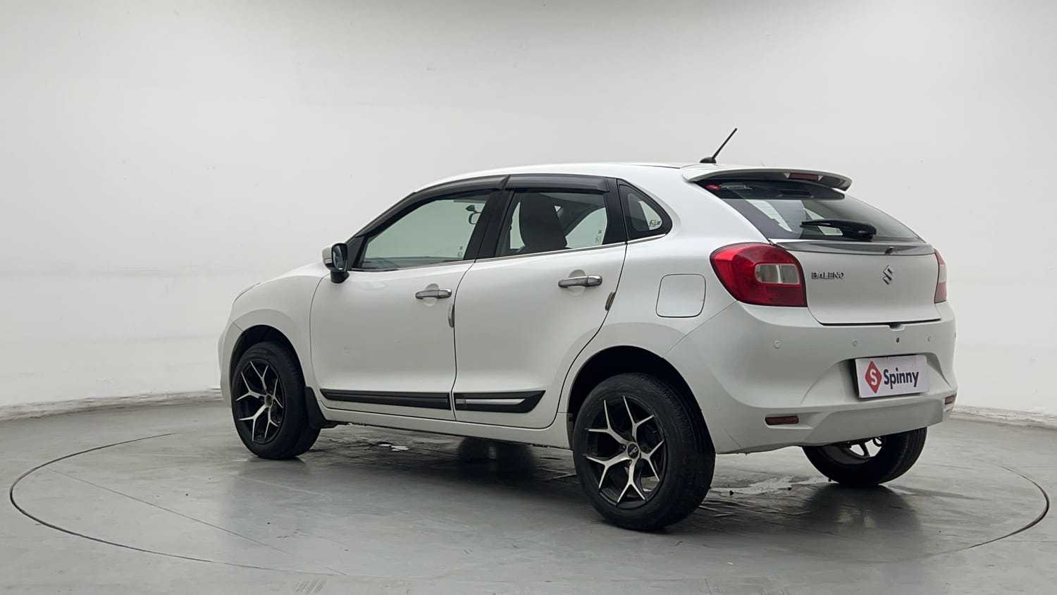 Used 2021 Maruti Suzuki Baleno Delta Petrol Manual exterior LEFT REAR CORNER VIEW
