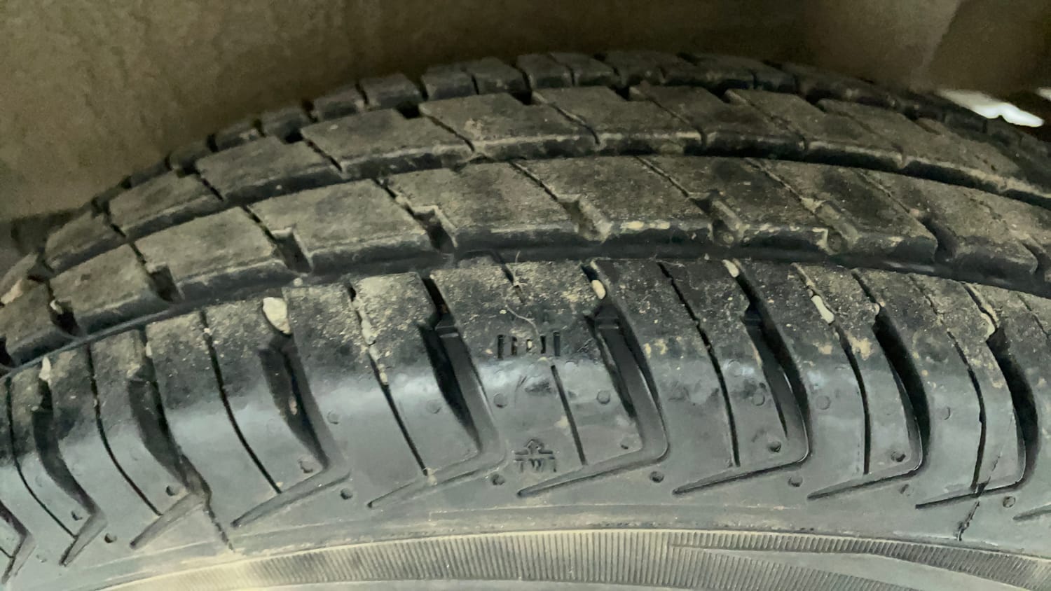 Used 2024 Maruti Suzuki Alto K10 VXi Plus (O) AGS Petrol Automatic tyres LEFT REAR TYRE TREAD VIEW