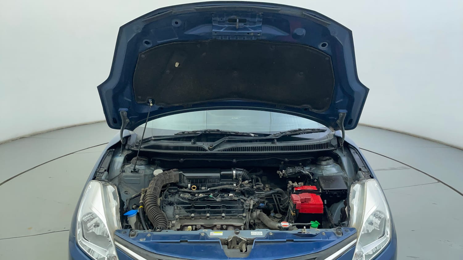 Used 2018 Maruti Suzuki Baleno Delta 1.2 Petrol Manual engine ENGINE & BONNET OPEN FRONT VIEW