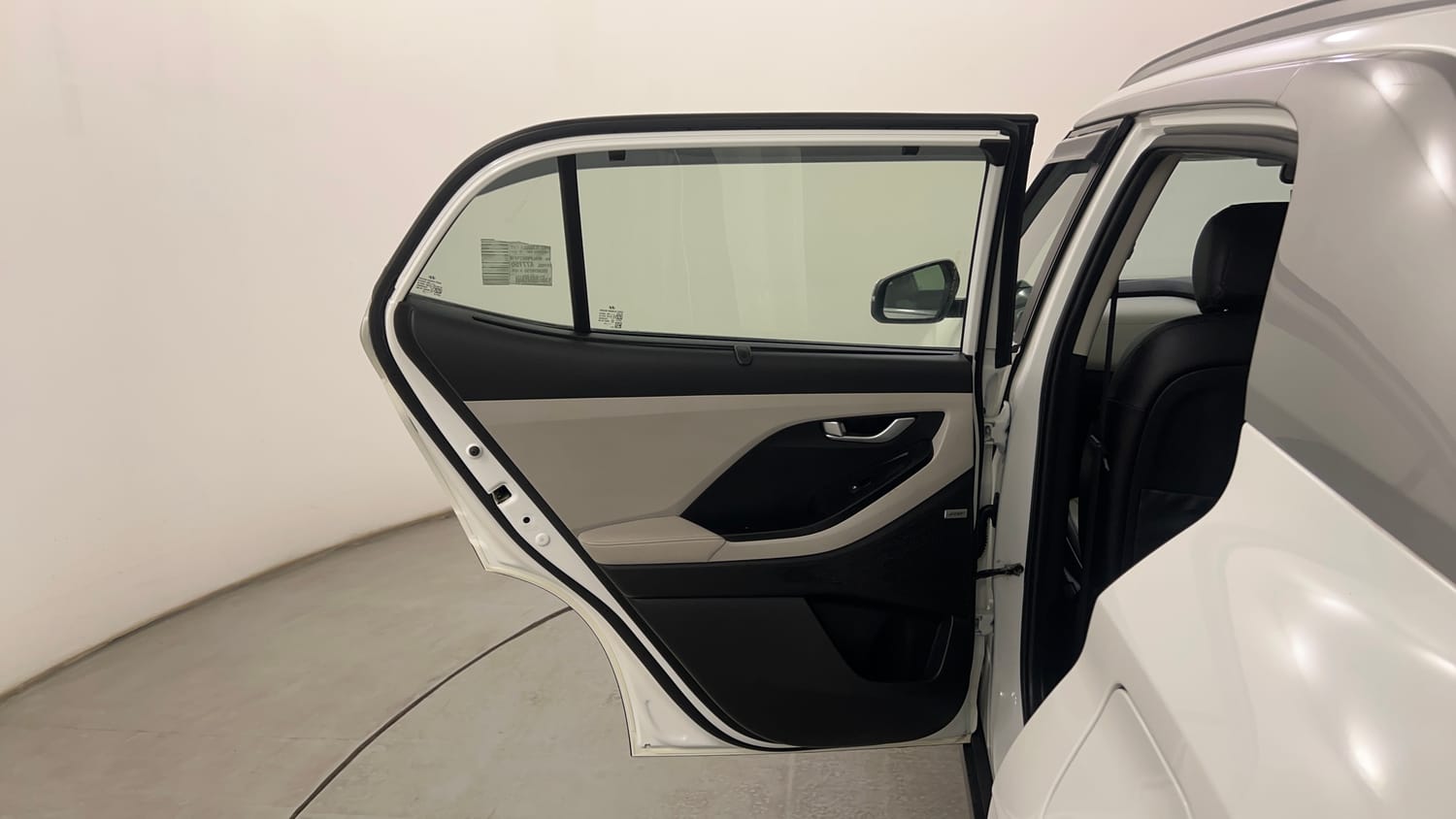 Used 2023 Hyundai Creta SX (O) 1.5 Petrol IVT Petrol Automatic interior LEFT REAR DOOR OPEN VIEW
