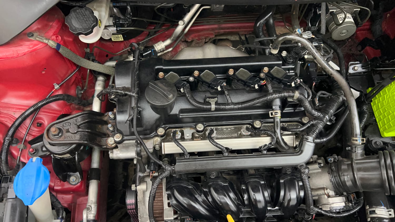 Used 2018 Hyundai Elite i20 Sportz 1.2 Petrol Manual engine ENGINE RIGHT SIDE VIEW