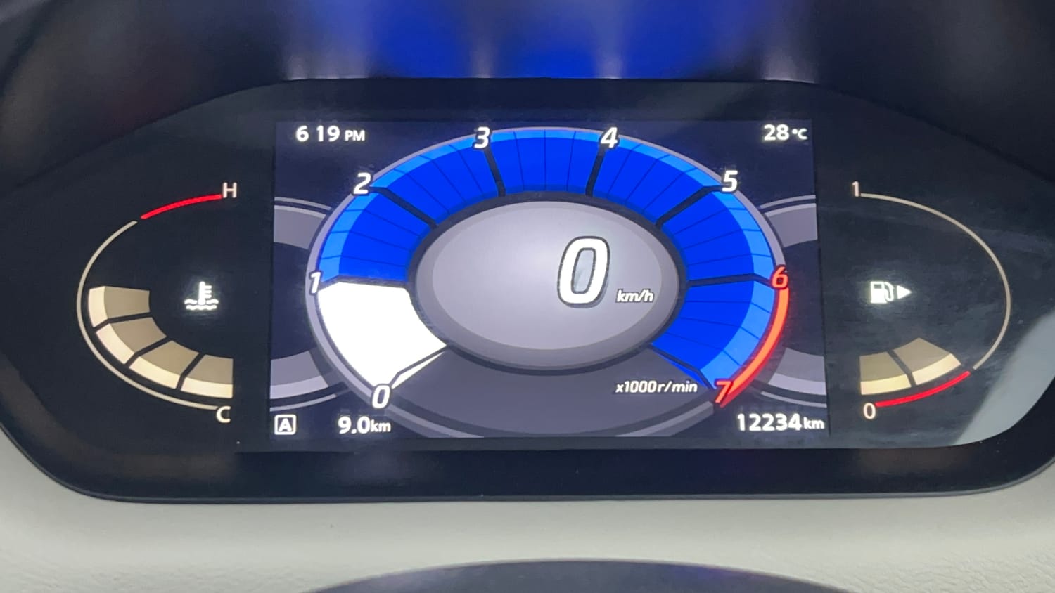 Used 2023 Nissan Magnite XV Petrol Manual interior CLUSTERMETER VIEW