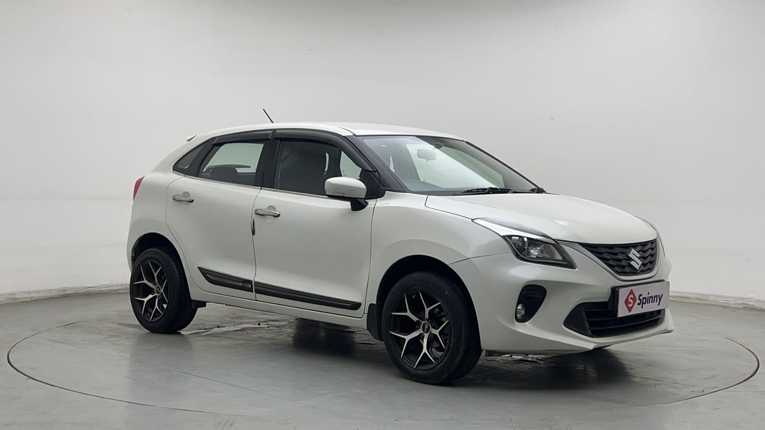 Used 2021 Maruti Suzuki Baleno Delta Petrol Manual exterior RIGHT FRONT CORNER VIEW