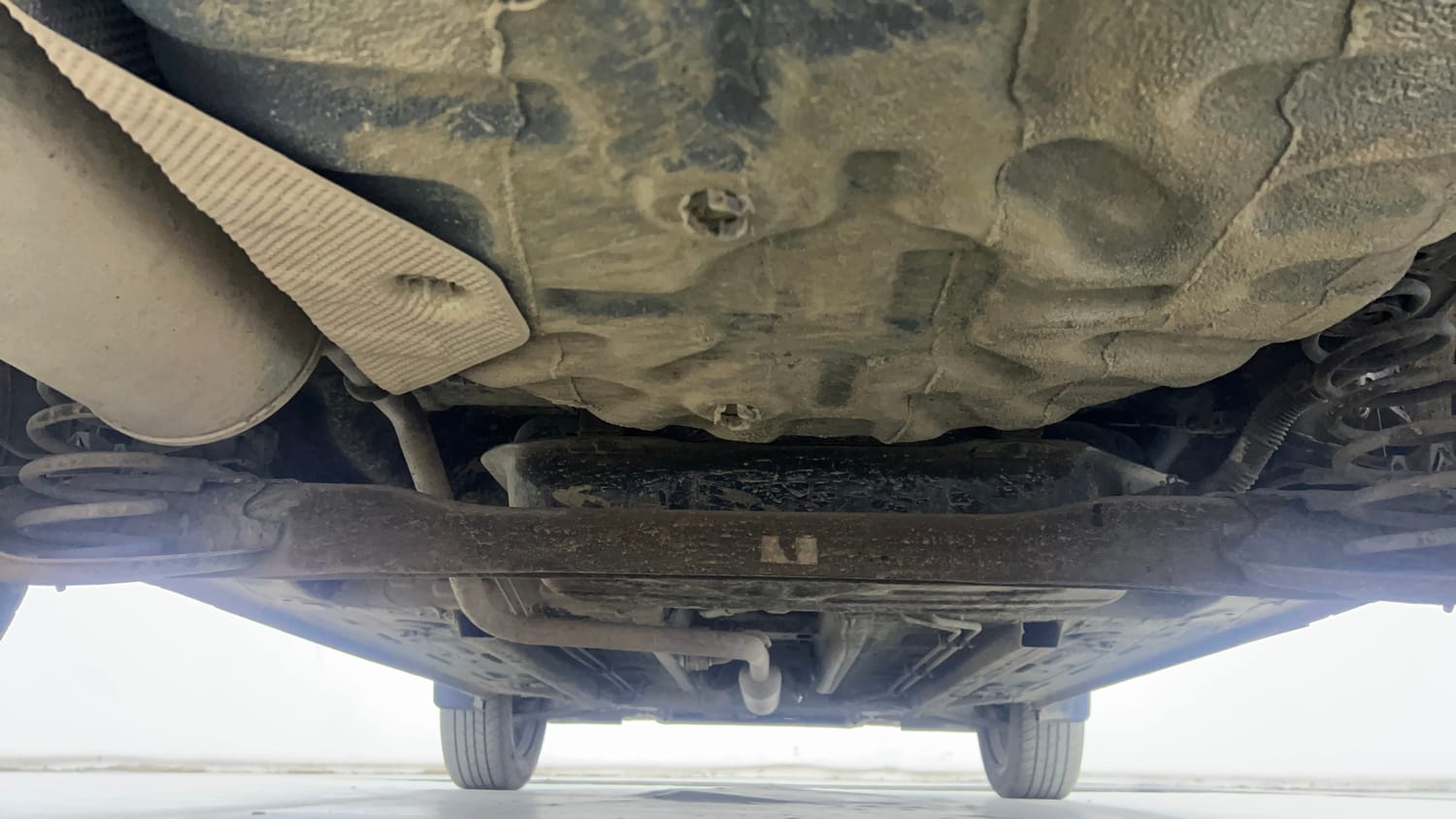 Used 2021 Renault Kiger RXT AMT Dual Tone Petrol Automatic extra REAR UNDERBODY VIEW (TAKEN FROM REAR)