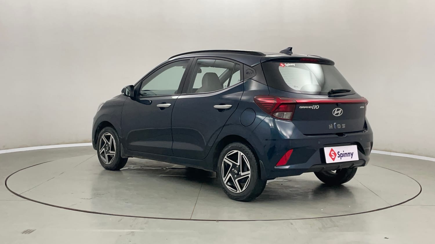 Used 2024 Hyundai Grand i10 Nios Asta 1.2 Kappa AMT Petrol Automatic exterior LEFT REAR CORNER VIEW
