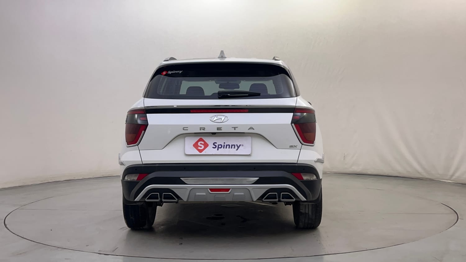 Used 2023 Hyundai Creta SX (O) 1.5 Petrol IVT Petrol Automatic exterior BACK VIEW