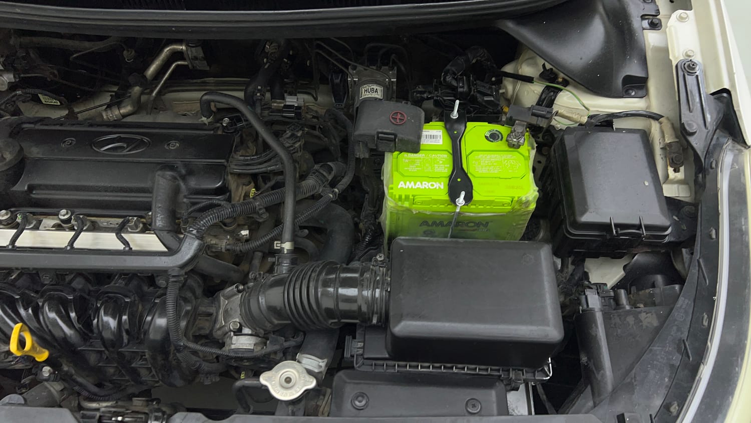 Used 2015 Hyundai Elite i20 Asta 1.2 Petrol Manual engine ENGINE LEFT SIDE VIEW