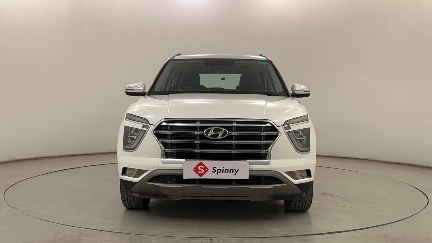 Used 2023 Hyundai Creta SX (O) 1.5 Petrol IVT Petrol Automatic exterior FRONT VIEW