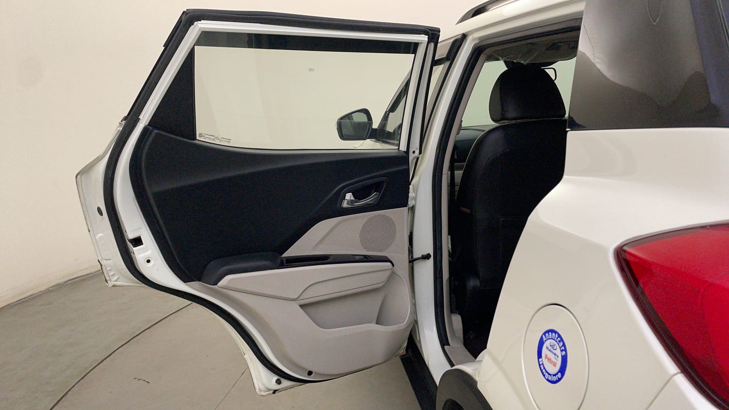 Used 2021 Mahindra XUV 300 W8 1.2 Petrol Petrol Manual interior LEFT REAR DOOR OPEN VIEW