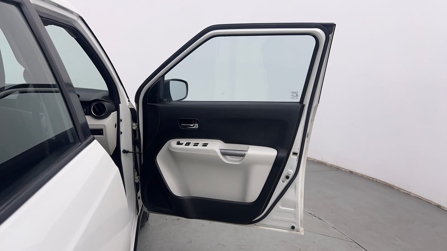 Used 2022 Maruti Suzuki Ignis Zeta 1.2 AMT Petrol Automatic interior RIGHT FRONT DOOR OPEN VIEW
