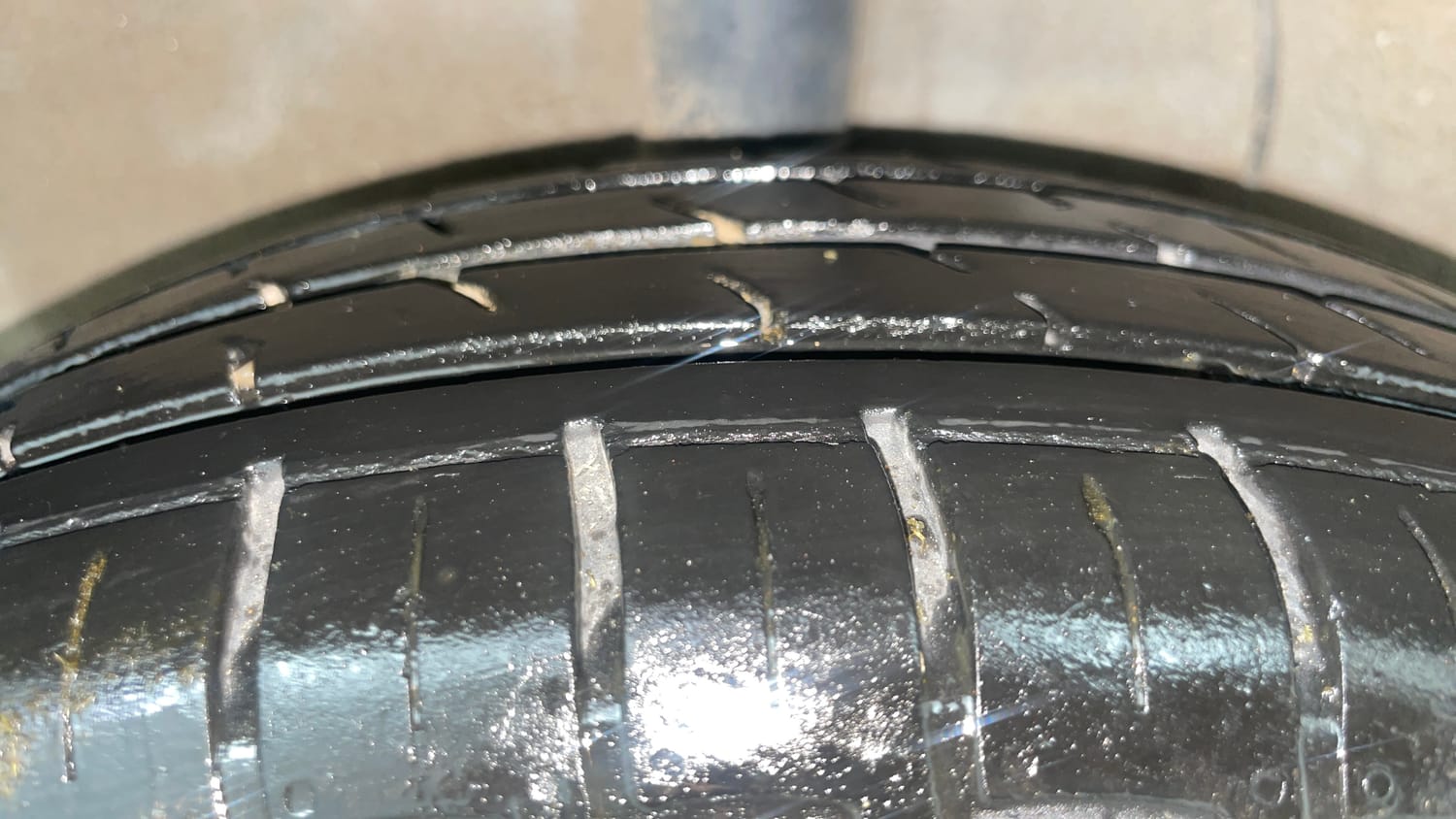 Used 2026 Hyundai Grand i10 Nios Magna 1.2 Kappa Petrol Manual tyres RIGHT REAR TYRE TREAD VIEW