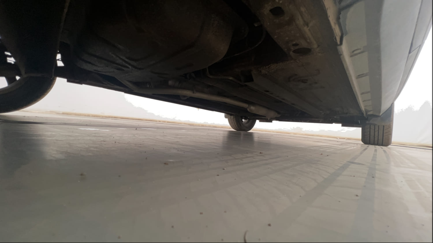 Used 2021 Nissan Magnite XV Petrol Manual extra REAR RIGHT UNDERBODY VIEW