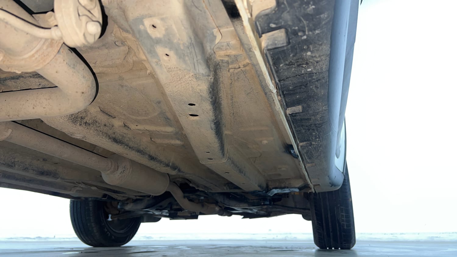 Used 2023 Tata Nexon Creative 1.2 Revotron Petrol 6MT Petrol Manual extra REAR RIGHT UNDERBODY VIEW