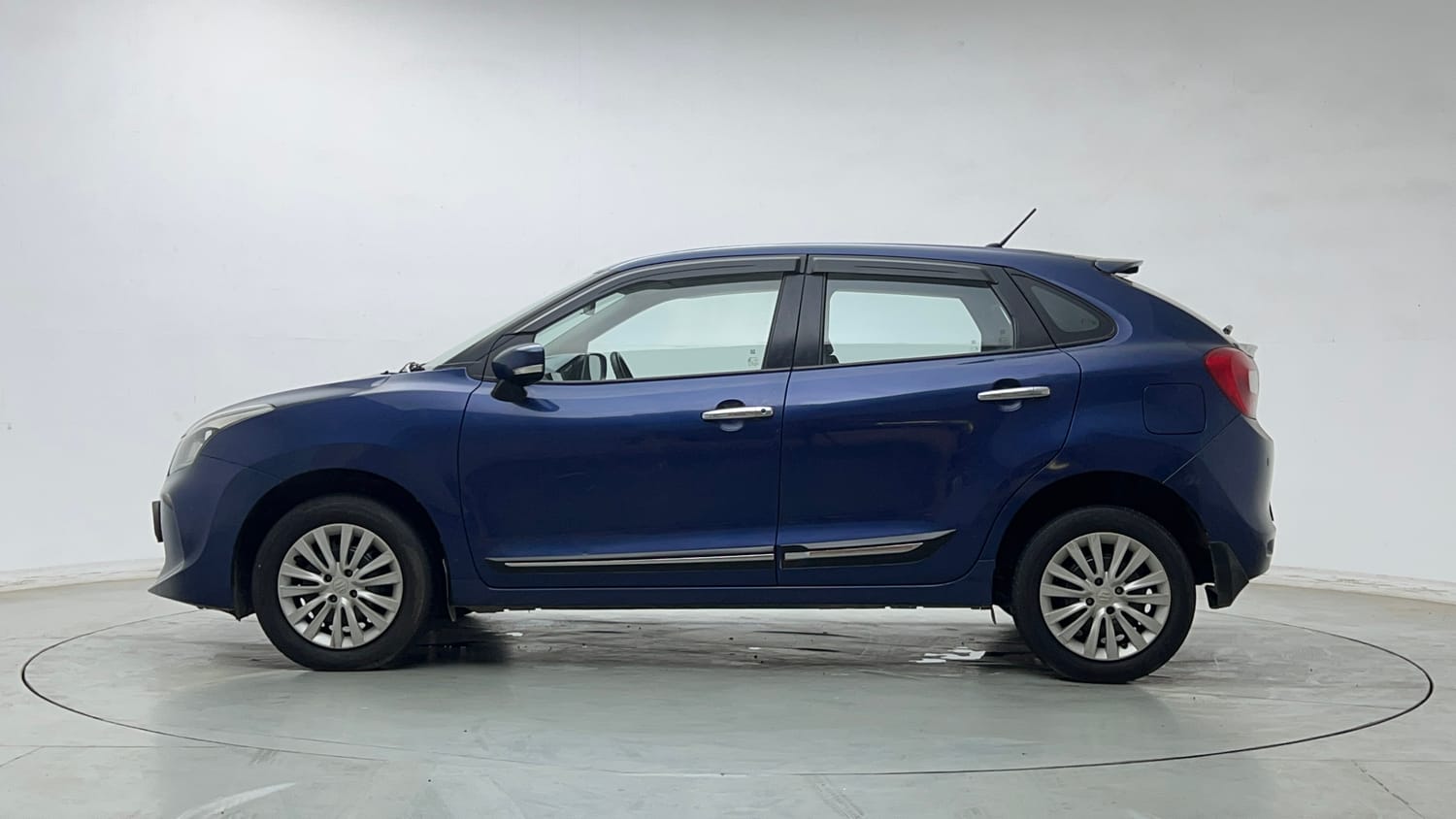 Used 2021 Maruti Suzuki Baleno Delta Petrol+CNG (Outside Fitted) Cng Manual exterior LEFT SIDE VIEW