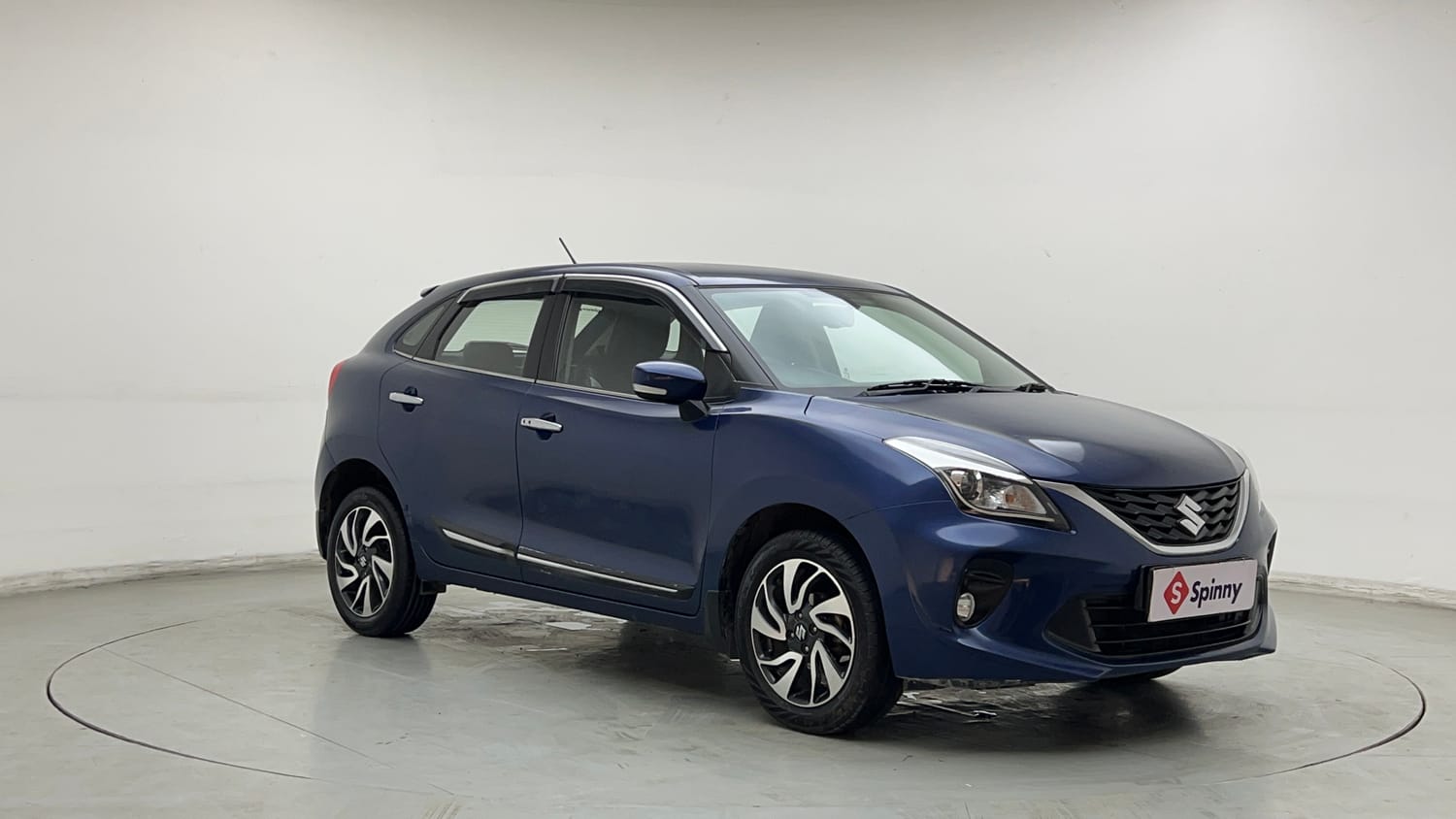 Used 2019 Maruti Suzuki Baleno Zeta Petrol Manual exterior RIGHT FRONT CORNER VIEW