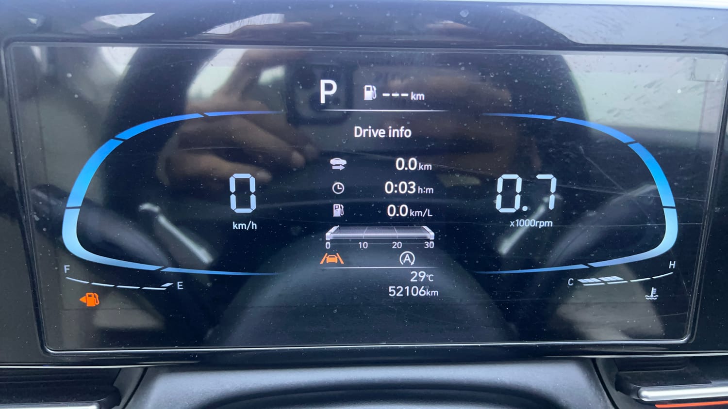Used 2023 Hyundai Verna SX (O) 1.5 Petrol IVT Petrol Automatic interior CLUSTERMETER VIEW
