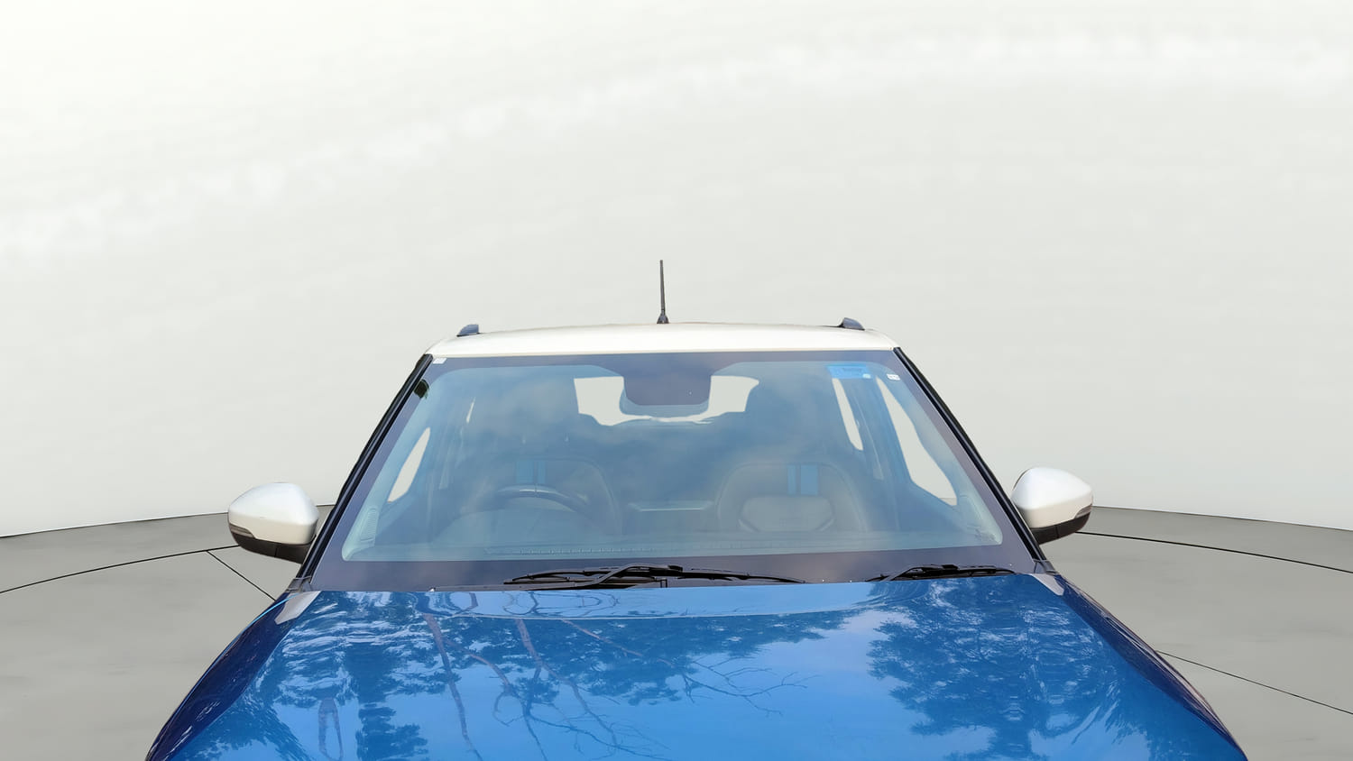 Used 2025 Tata Punch Creative Dual Tone Petrol Manual exterior FRONT WINDSHIELD VIEW