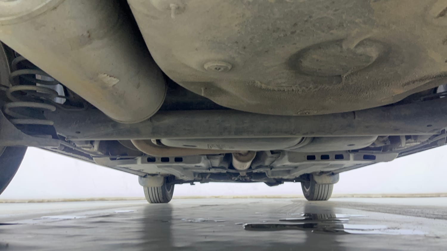 Used 2021 Volkswagen Polo Trendline 1.0L MPI Petrol Manual extra REAR UNDERBODY VIEW (TAKEN FROM REAR)
