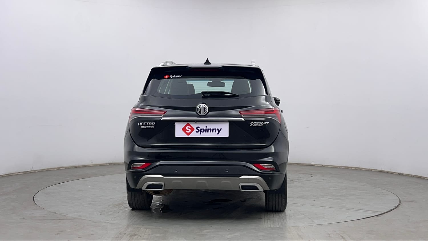 Used 2022 MG Motors Hector Plus Sharp 1.5 Petrol Turbo CVT 6-STR Petrol Automatic exterior BACK VIEW
