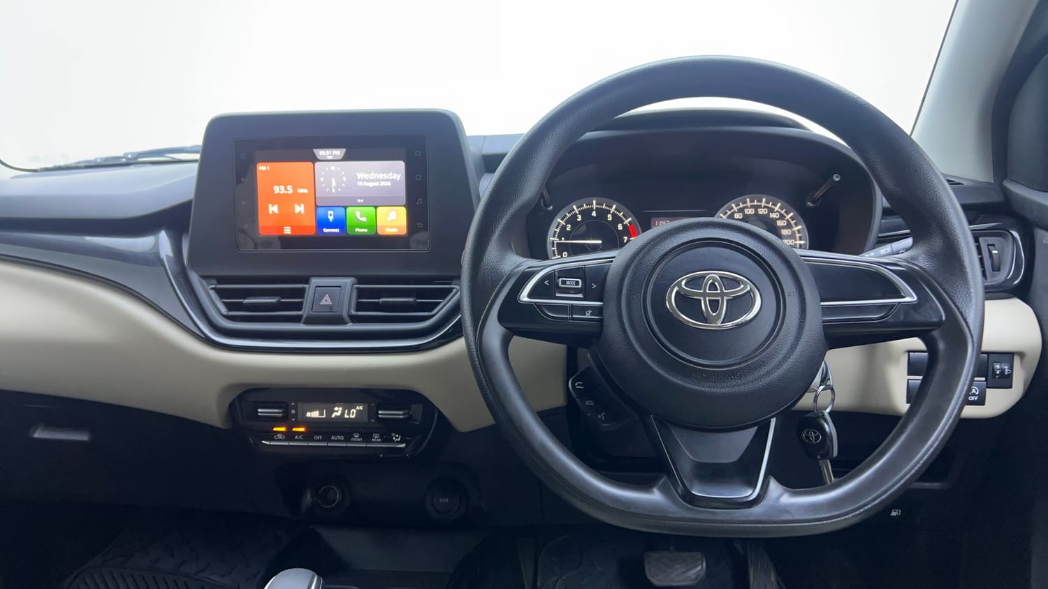 Used 2023 Toyota Glanza S AMT Petrol Automatic interior STEERING VIEW