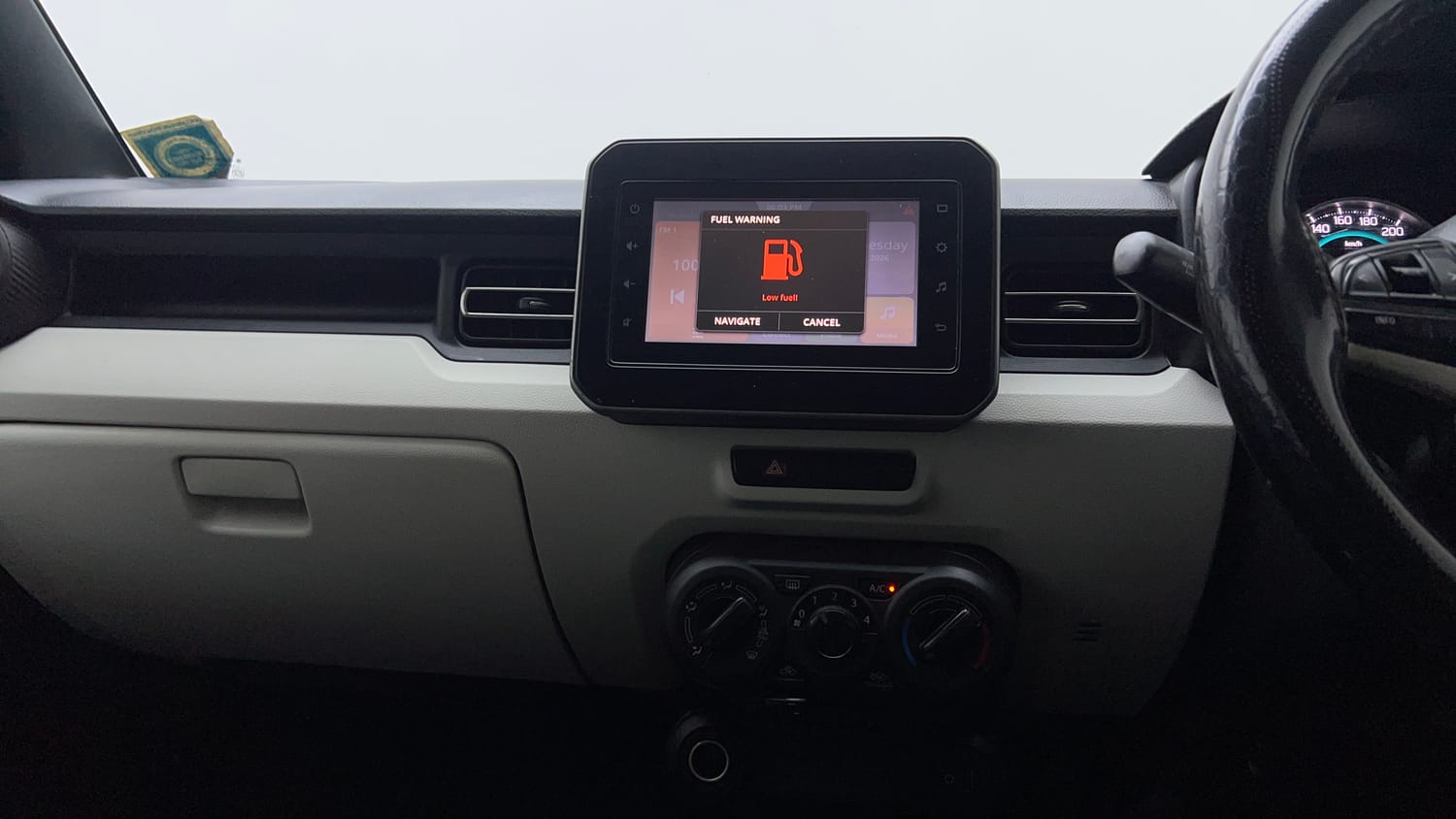 Used 2020 Maruti Suzuki Ignis Zeta 1.2 MT Petrol Manual interior MUSIC SYSTEM & AC CONTROL VIEW
