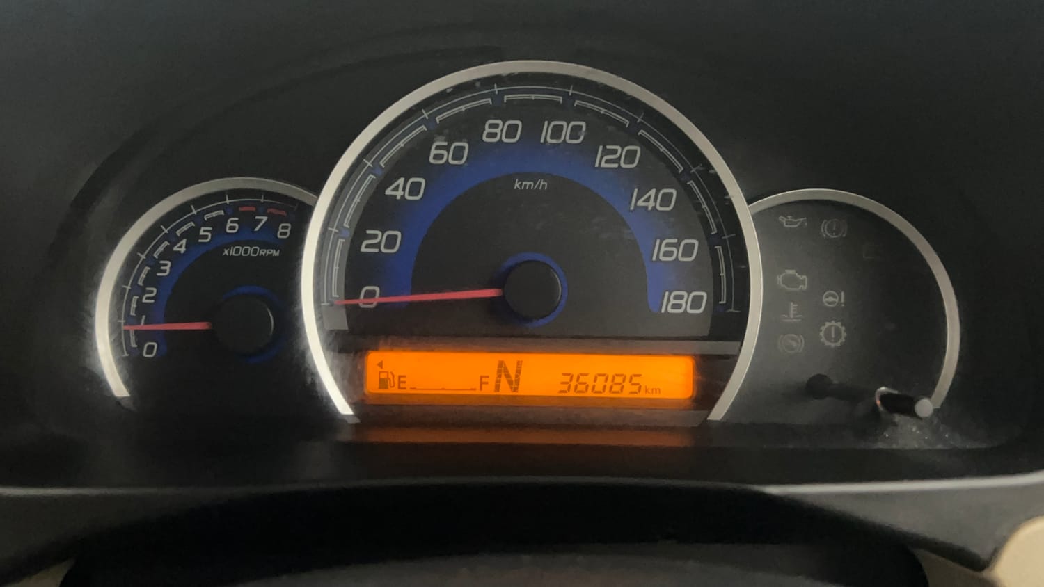 Used 2018 Maruti Suzuki Wagon R 1.0 VXI AMT Petrol Automatic interior CLUSTERMETER VIEW