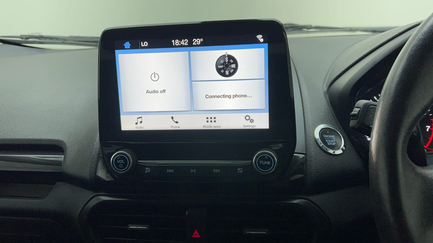 Used 2018 Ford EcoSport Titanium + 1.5L Ti-VCT Petrol Manual top_features Touch screen infotainment system