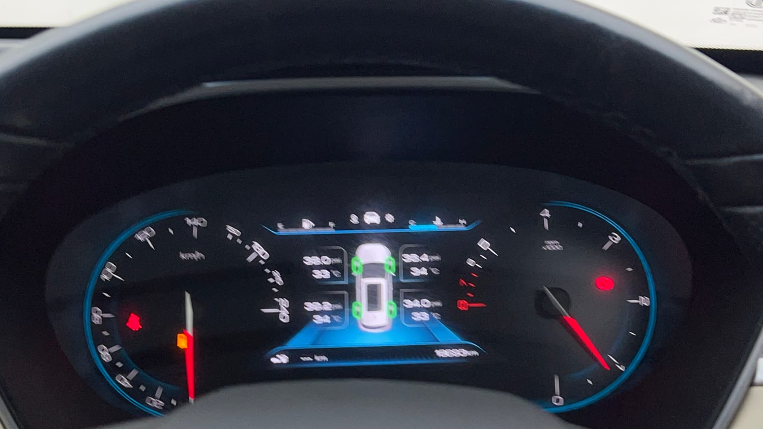 Used 2022 MG Motors Hector Sharp 1.5 Petrol Turbo Hybrid MT Hybrid Manual interior CLUSTERMETER VIEW