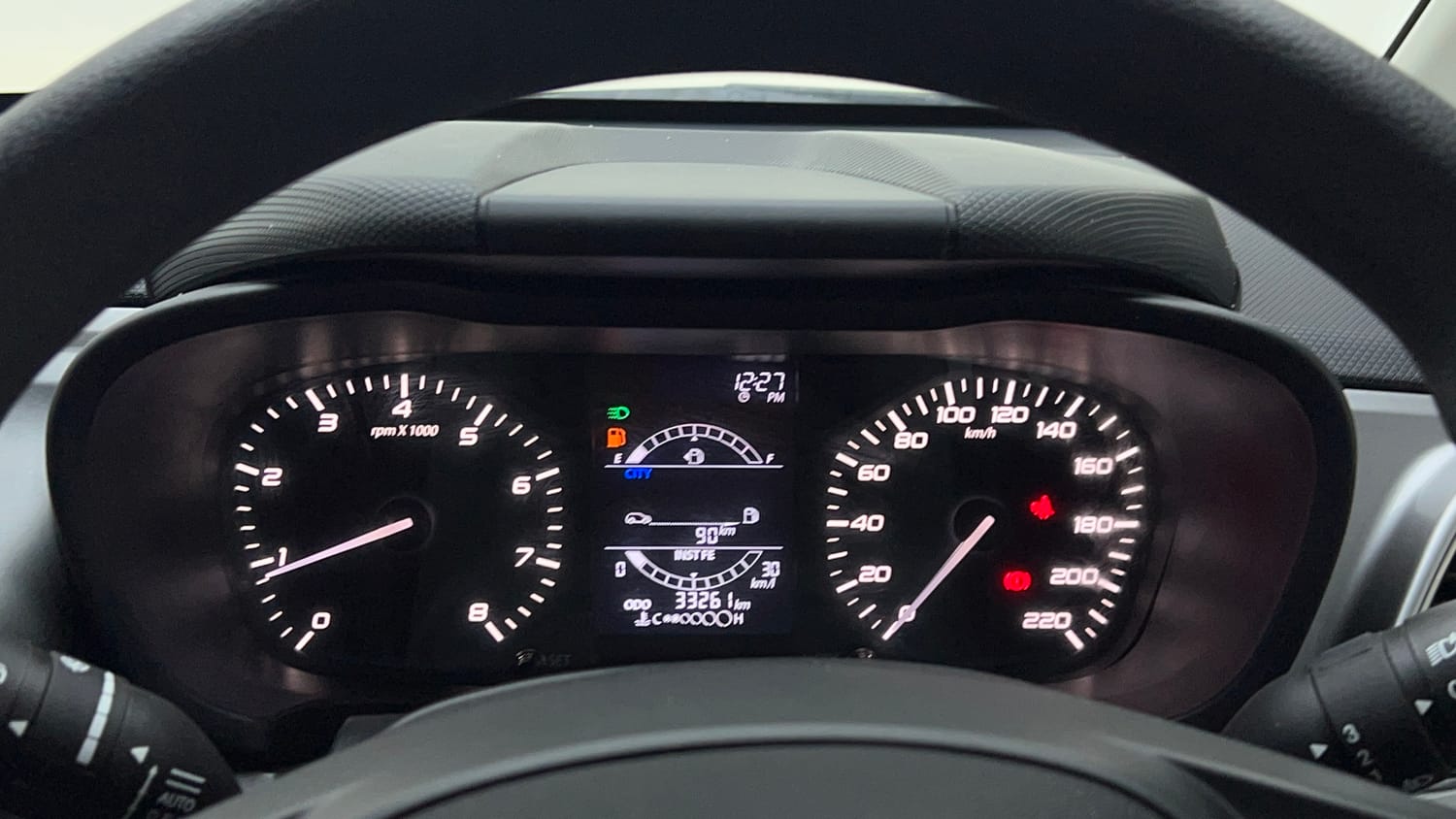 Used 2024 Tata Altroz XZ Petrol Petrol Manual interior CLUSTERMETER VIEW