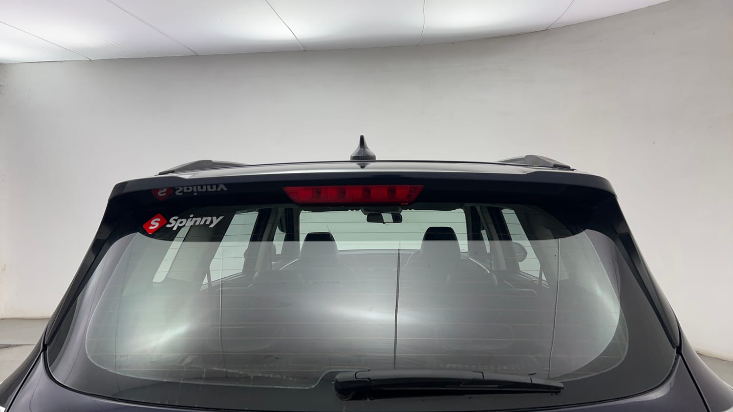 Used 2023 Kia Carens Prestige 1.4 Petrol MT 7 STR Petrol Manual exterior BACK WINDSHIELD VIEW