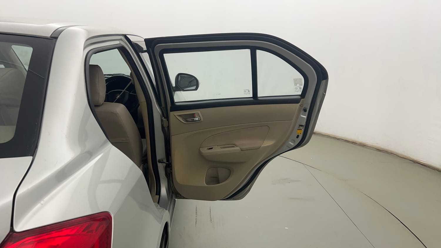 Used 2014 Maruti Suzuki Swift Dzire VXI Petrol Manual interior RIGHT REAR DOOR OPEN VIEW