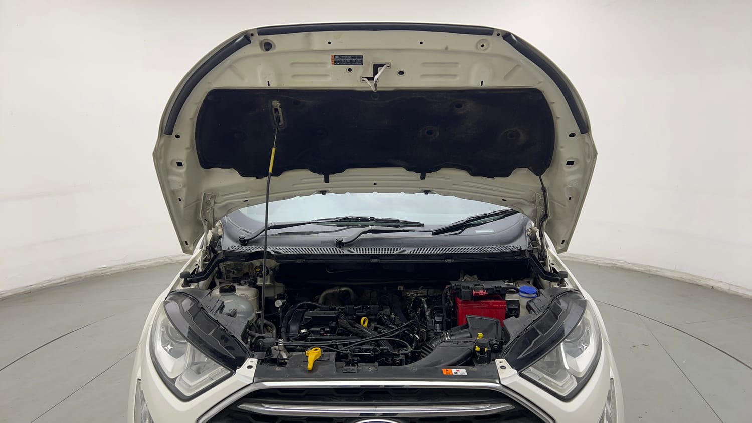 Used 2018 Ford EcoSport Titanium + 1.5L Ti-VCT Petrol Manual engine ENGINE & BONNET OPEN FRONT VIEW