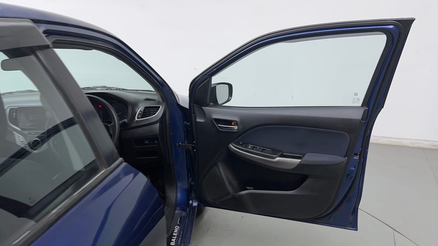 Used 2021 Maruti Suzuki Baleno Delta Petrol+CNG (Outside Fitted) Cng Manual interior RIGHT FRONT DOOR OPEN VIEW