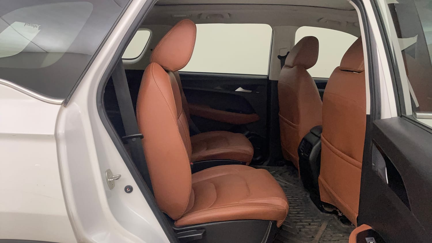Used 2023 MG Motors Hector Plus Sharp 1.5 Petrol Turbo CVT 6-STR Petrol Automatic interior RIGHT SIDE REAR DOOR CABIN VIEW