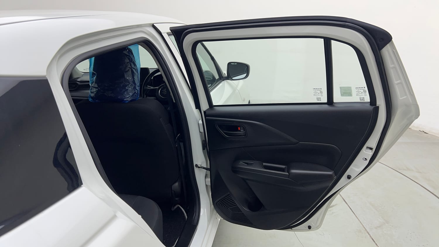 Used 2025 Maruti Suzuki Swift LXi Petrol Manual interior RIGHT REAR DOOR OPEN VIEW
