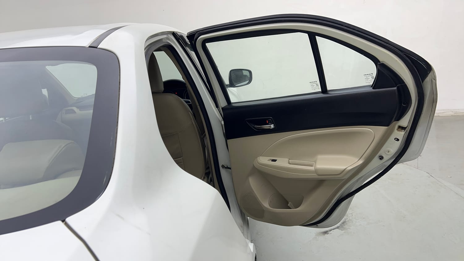 Used 2017 Maruti Suzuki Dzire VXi Petrol Manual interior RIGHT REAR DOOR OPEN VIEW