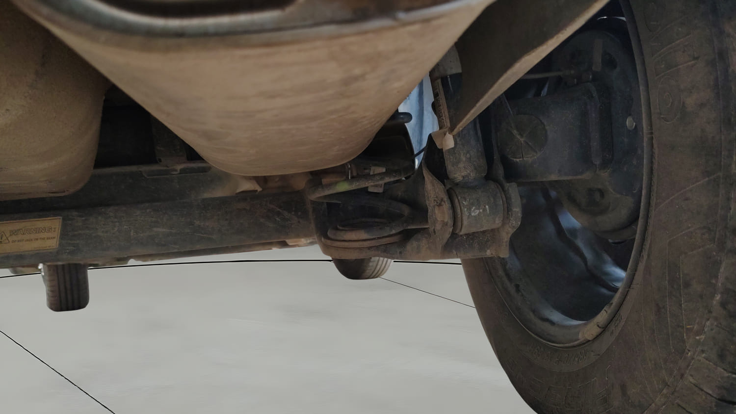 Used 2024 Tata Punch Adventure MT Petrol Manual extra REAR RIGHT UNDERBODY VIEW