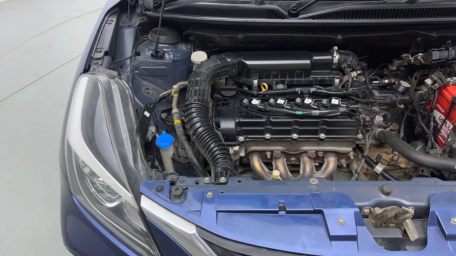 Used 2021 Maruti Suzuki Baleno Delta Petrol+CNG (Outside Fitted) Cng Manual engine ENGINE RIGHT SIDE VIEW
