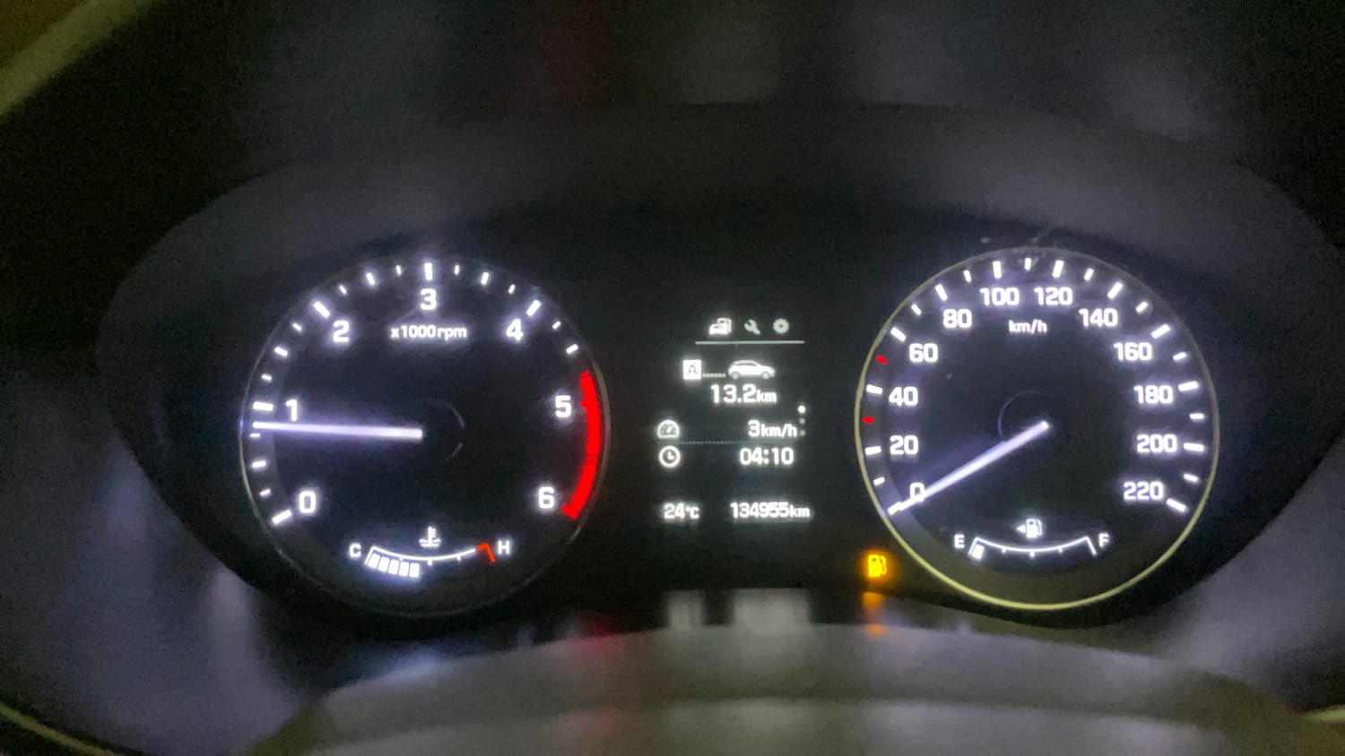 Used 2016 Hyundai Elite i20 Asta 1.4 CRDI (O) Diesel Manual interior CLUSTERMETER VIEW