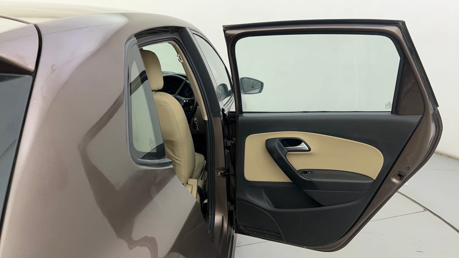 Used 2016 Volkswagen Polo Highline1.5L (D) Diesel Manual interior RIGHT REAR DOOR OPEN VIEW