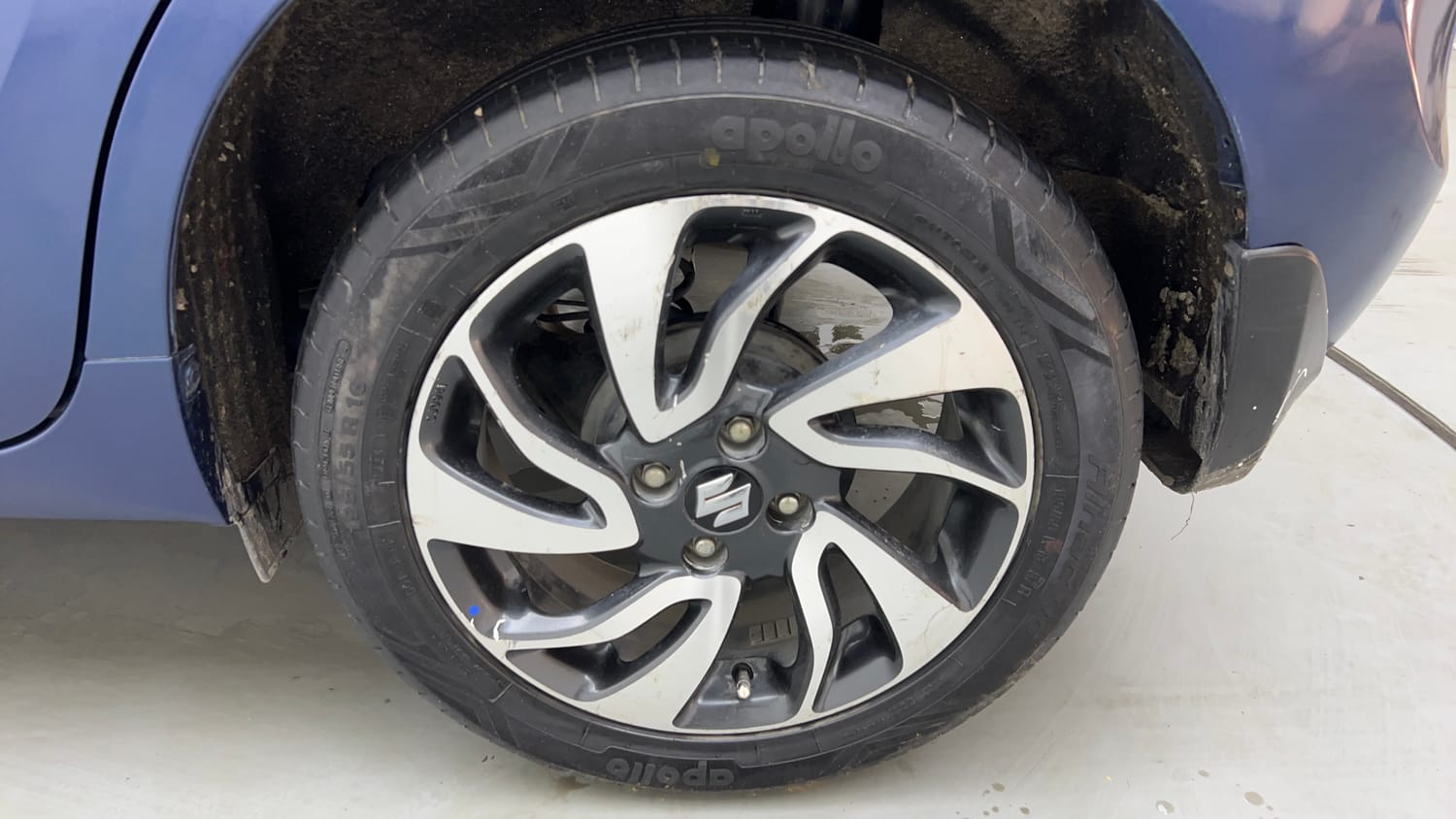 Used 2019 Maruti Suzuki Baleno Zeta Petrol Manual tyres LEFT REAR TYRE RIM VIEW