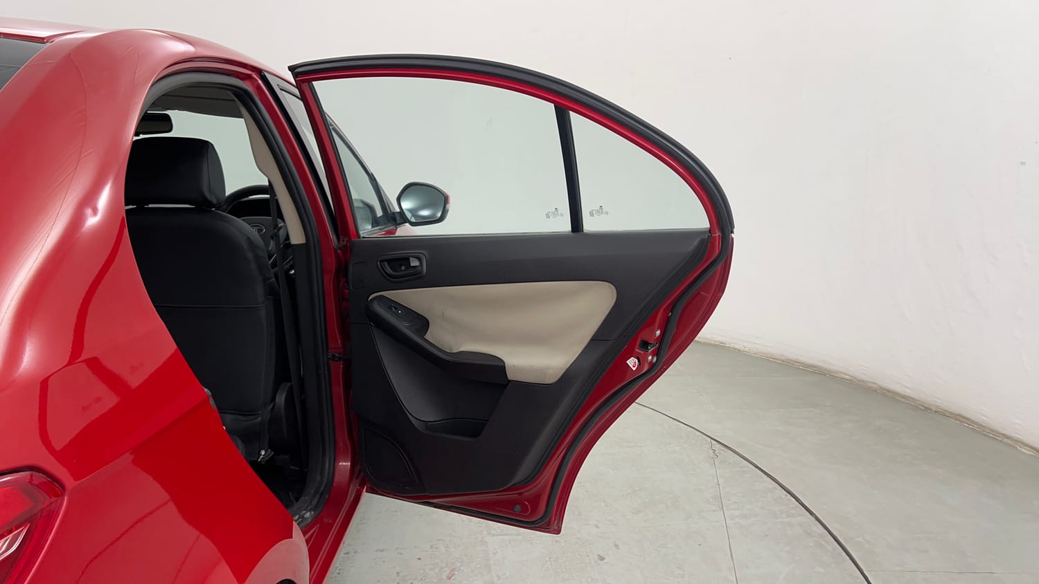 Used 2014 Tata Zest XMS Petrol Petrol Manual interior RIGHT REAR DOOR OPEN VIEW