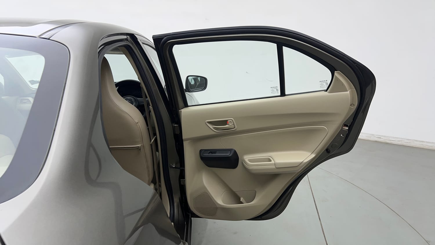 Used 2022 Maruti Suzuki Dzire LXi Petrol Manual interior RIGHT REAR DOOR OPEN VIEW