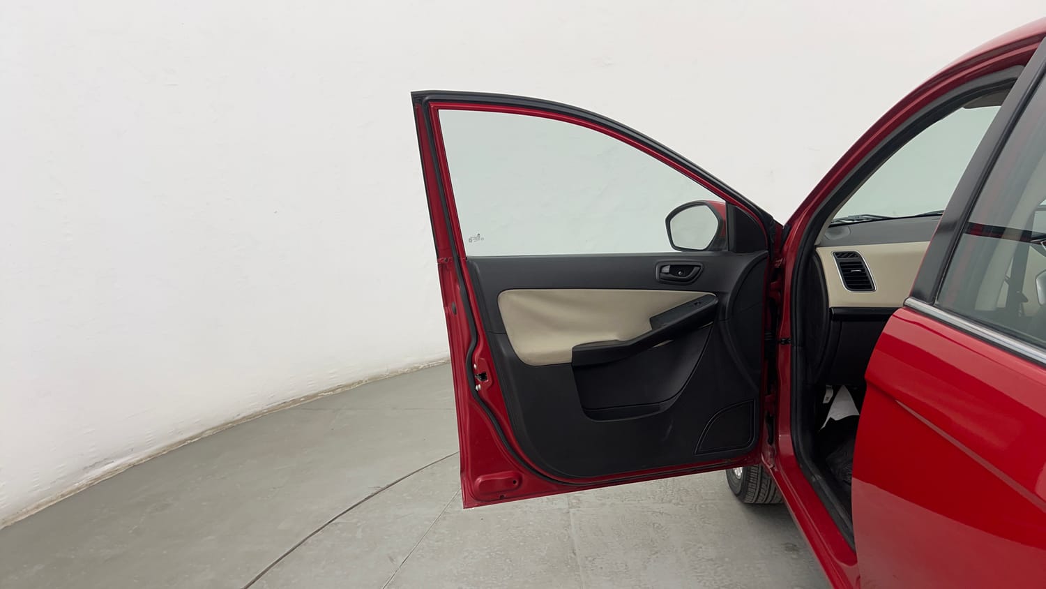 Used 2014 Tata Zest XMS Petrol Petrol Manual interior LEFT FRONT DOOR OPEN VIEW