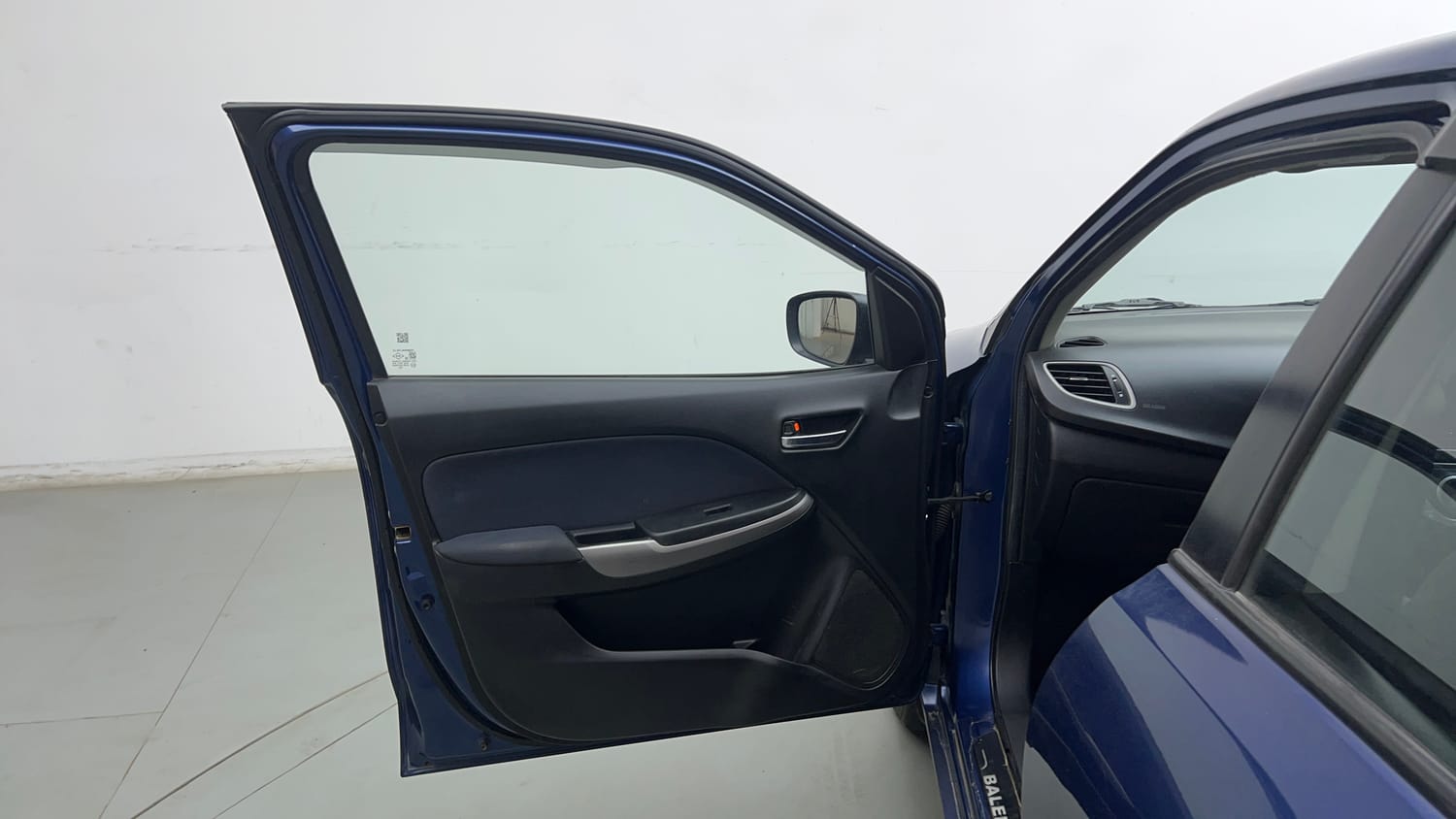 Used 2021 Maruti Suzuki Baleno Delta Petrol+CNG (Outside Fitted) Cng Manual interior LEFT FRONT DOOR OPEN VIEW