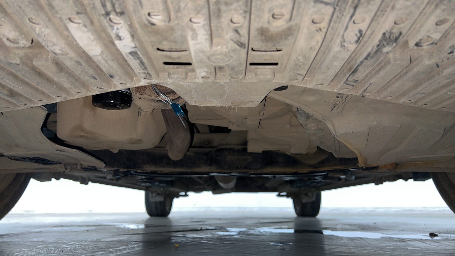 Used 2020 Maruti Suzuki Ciaz Alpha 1.5 AT Petrol Automatic extra FRONT LEFT UNDERBODY VIEW