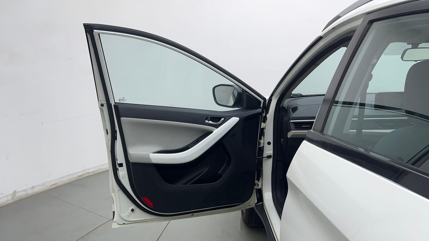 Used 2023 Tata Nexon Creative 1.2 Revotron Petrol 6MT Petrol Manual interior LEFT FRONT DOOR OPEN VIEW
